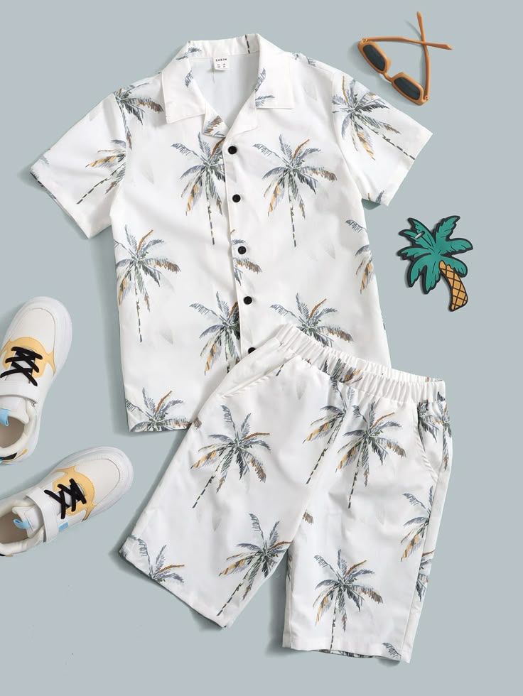 Boys Printed Cotton Shirt 2