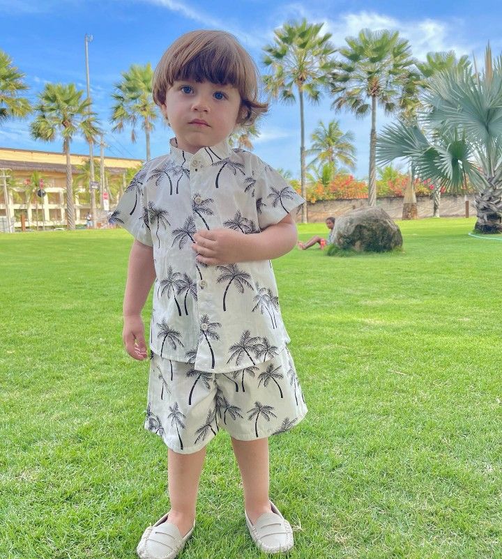 Boys Printed Cotton Shirt 3