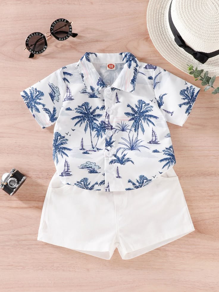 Boys Printed Cotton Shirt 4